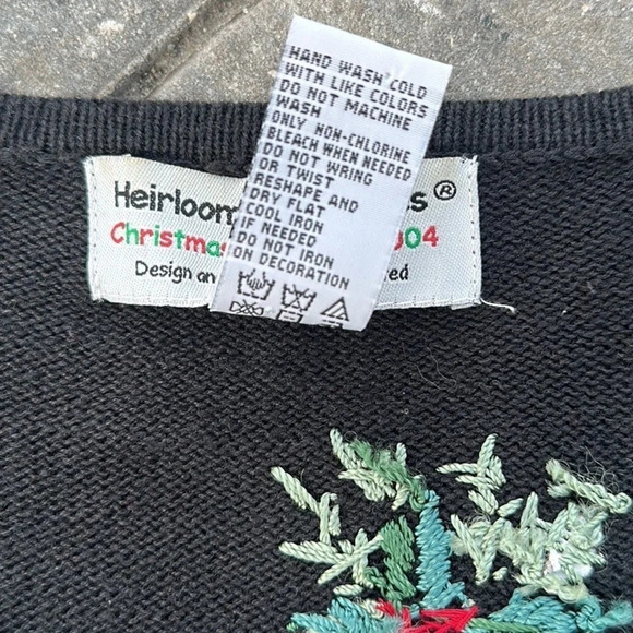 Vintage Heirloom Collectibles Ugly Christmas Sweater Cardigan Women’s - Picture 8 of 9